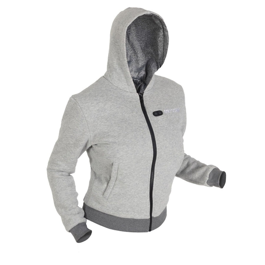 Opvarmet Hoodie - Damer | Dual Heating - Grå