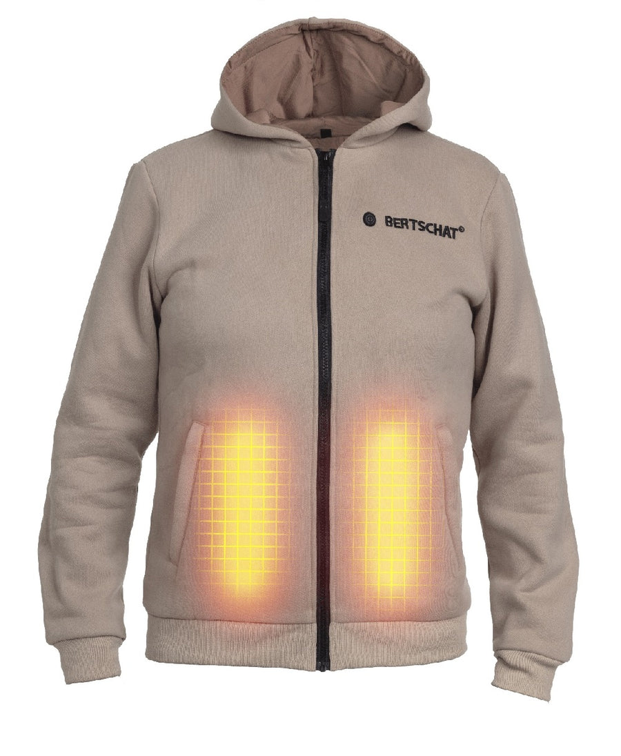 Opvarmet Hoodie PRO - Mænd | Beige