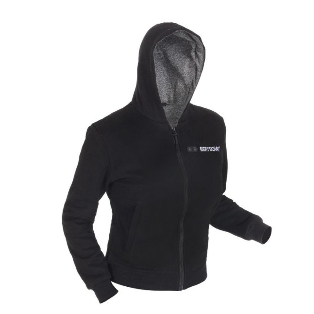 Opvarmet Hoodie - Damer | Dual Heating - Sort