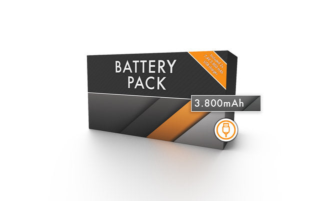 Ekstra Batteripakke 3.800 mAh - USB